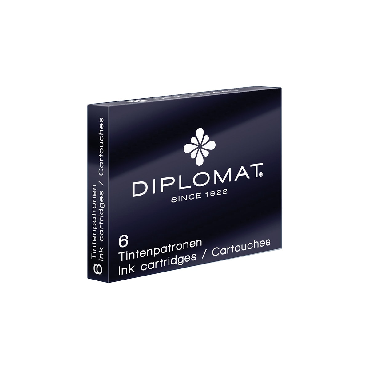 Diplomat, cartouche d'encre, 6 pièces noir