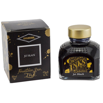 Diamine, Tintenprobe, Regular, Jet Black, 5ml