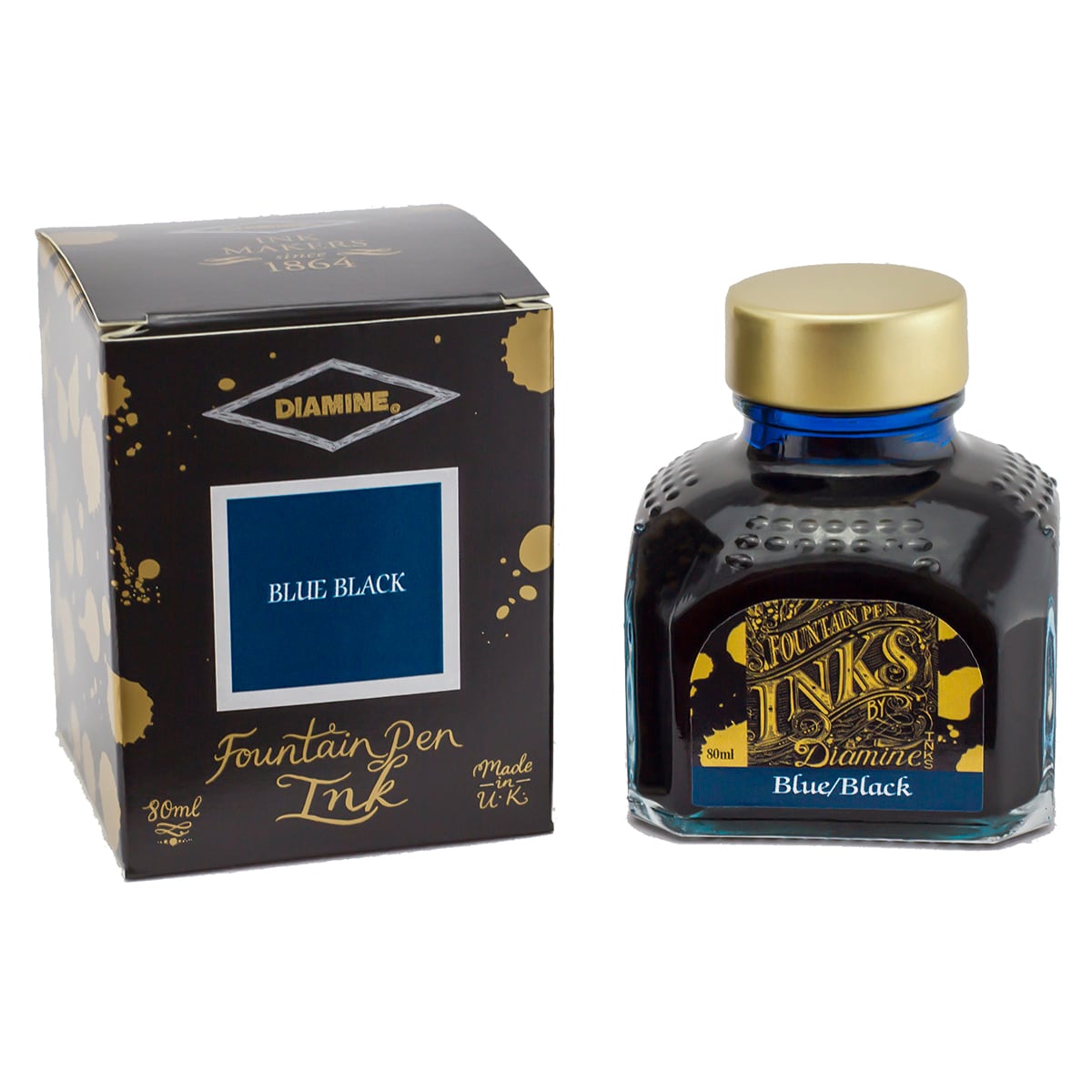 Penoblo Tintenprobe, Diamine Regular, Blue Black