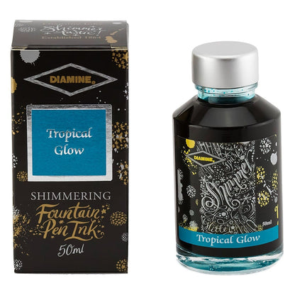 Diamine, campione d'inchiostro, Shimmering, Tropical Glow, 5ml