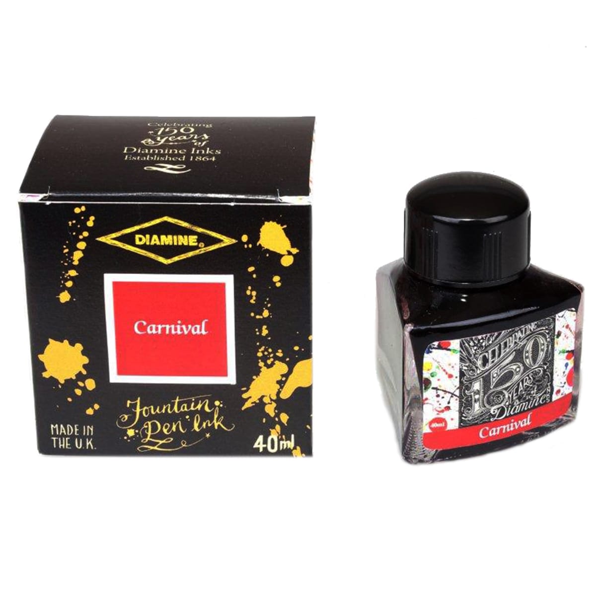 Diamine, Échantillon d'encre, 150e anniversaire, Carnival, 5ml