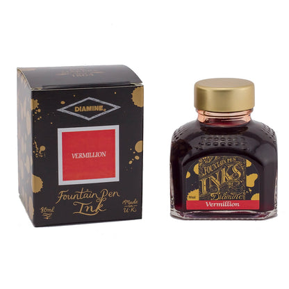 Campione d'inchiostro Penoblo, Diamine Regular, Vermillion