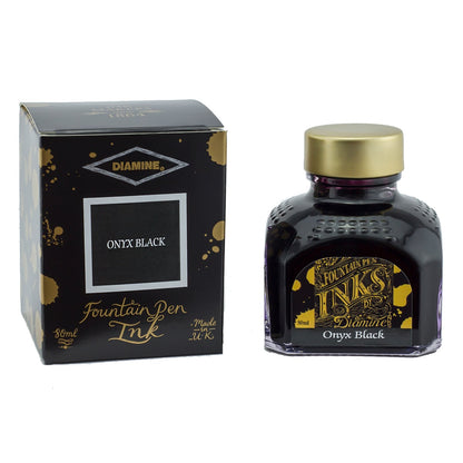 Diamine, Tintenprobe, Regular, Onyx Black, 5ml
