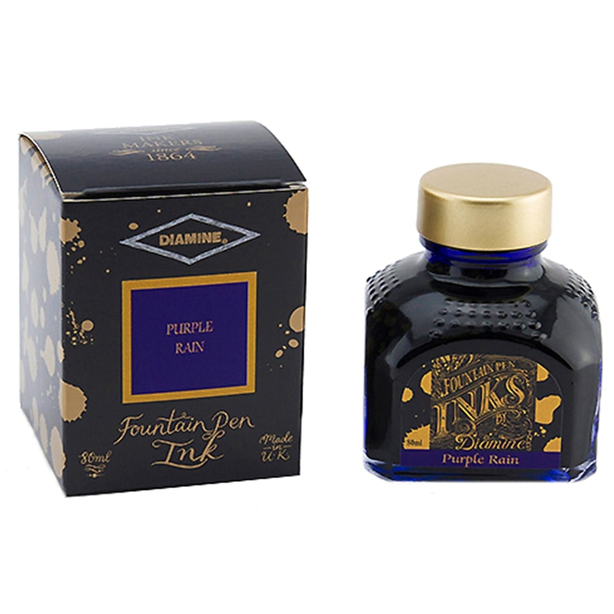Penoblo Tintenprobe, Diamine Regular, Purple Rain