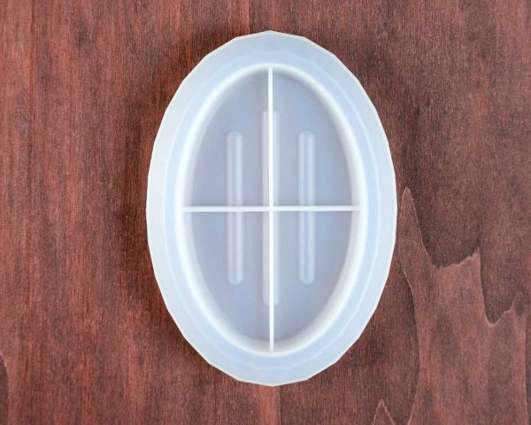 Octopus Office GmbH Moule en silicone pour porte-savon ovale 14 x 10 cm