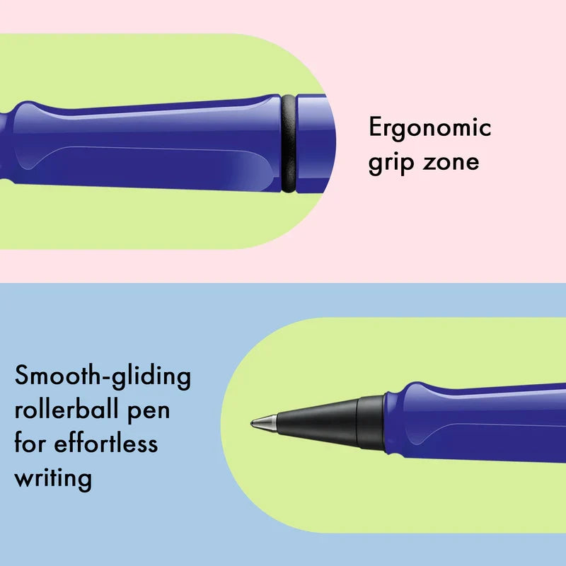 Lamy, stylo roller Safari, bleu