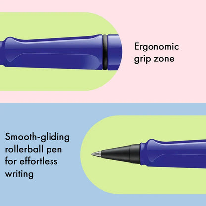 Lamy, stylo roller Safari, bleu