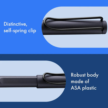 Lamy, roller à cartouche Safari, noir acier