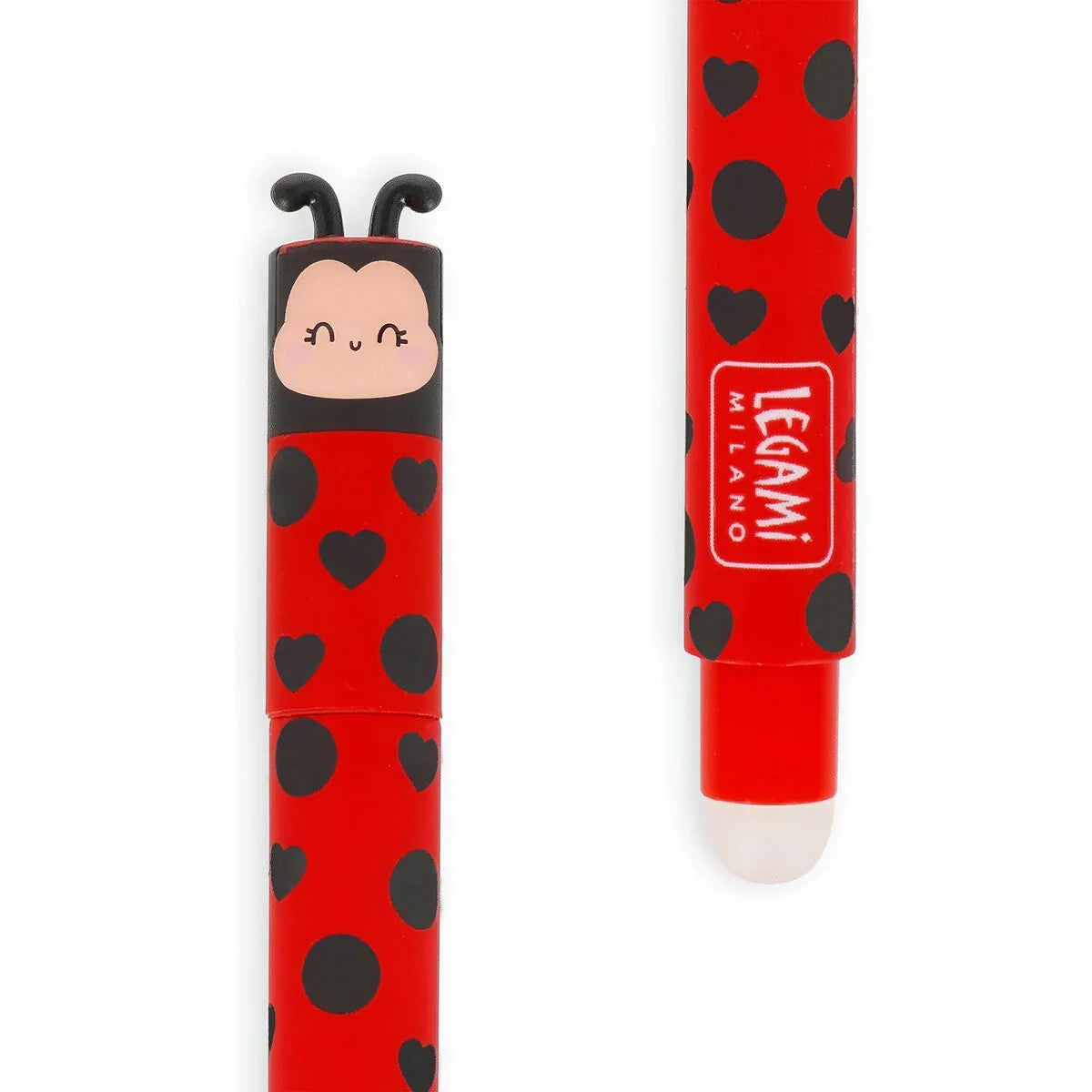 Penna gel cancellabile Legami Ladybug
