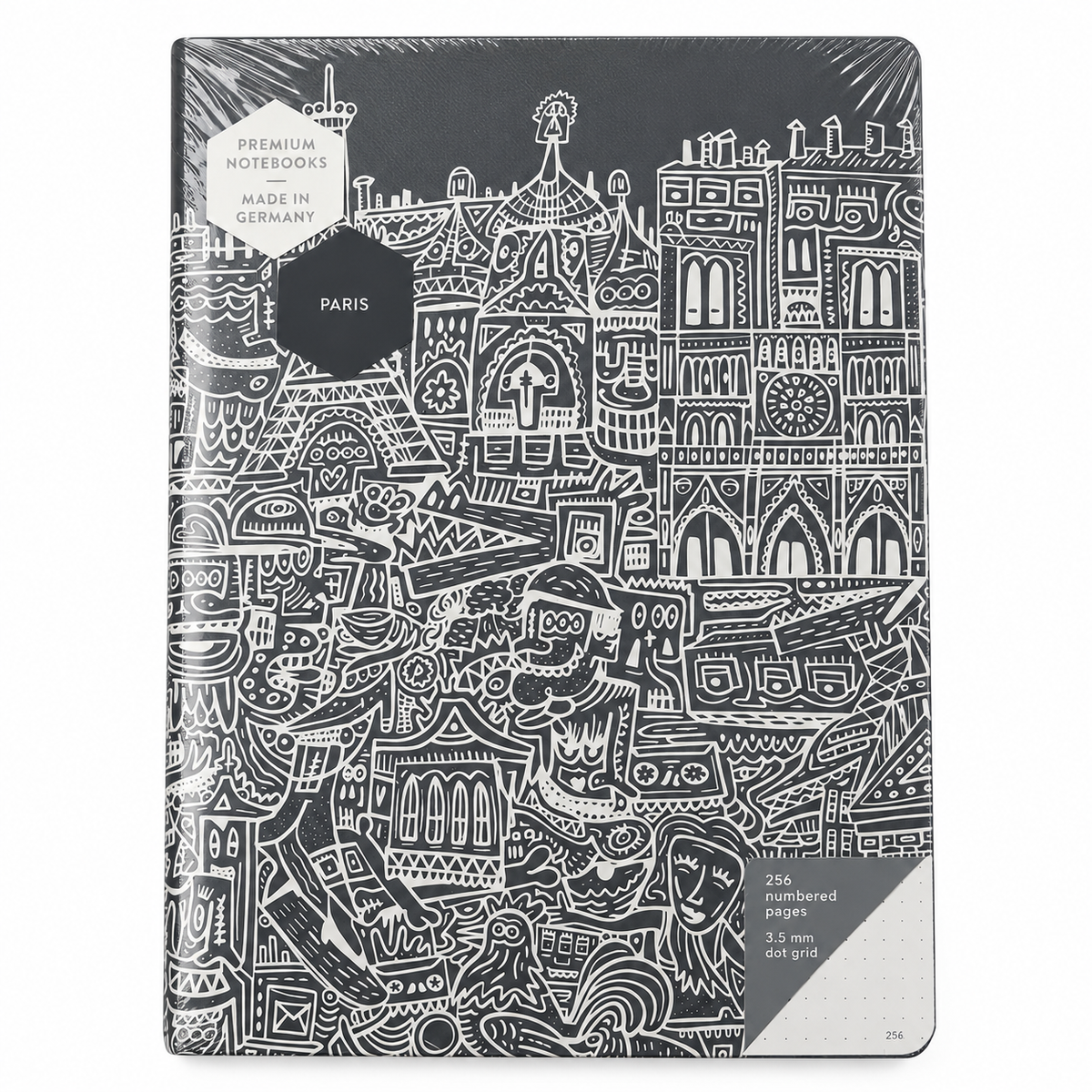 Nuuna, Notizbuch Graphic L, Paris A5 dotted