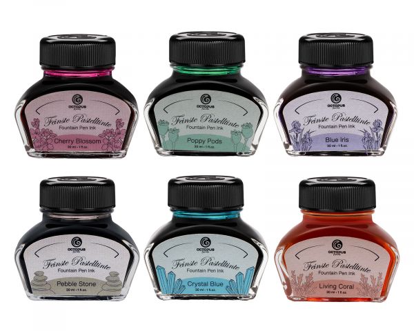 Octopus Fluids Encre pour stylo plume Pastel Gris galet