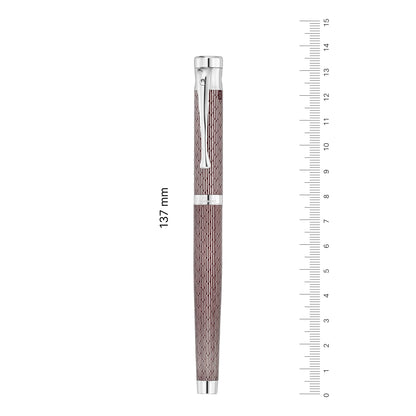 Waldmann, Stylo plume Tango, Imagination, guilloché, plume 18K, Rouge Bourgogne