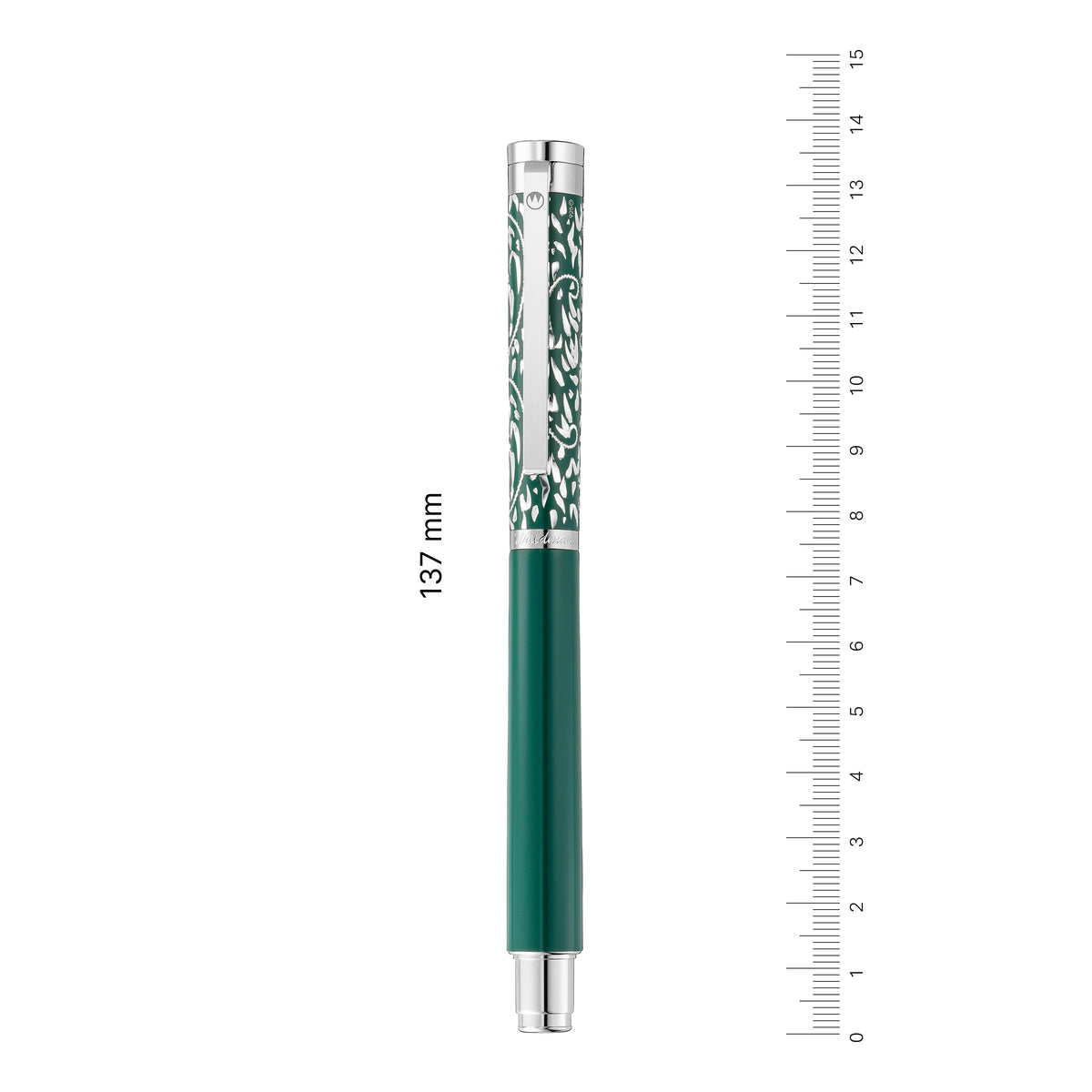 Waldmann, Penna stilografica Xetra Vienna Special Ed. Incisione a mano, verde