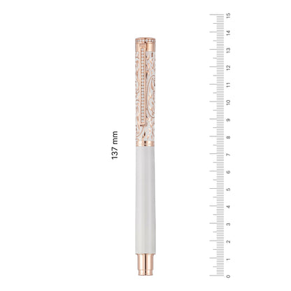 Waldmann, penna stilografica Xetra Vienna Diamond bianco lady