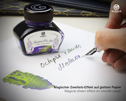 Octopus Fluids Inchiostro per stilografica collezione Sheen Ink Medusa Violett Edizione Limitata