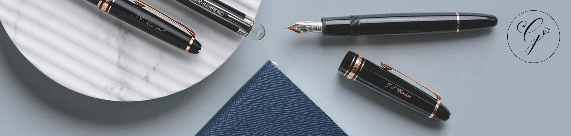 Penna stilografica Montblanc con incisione
