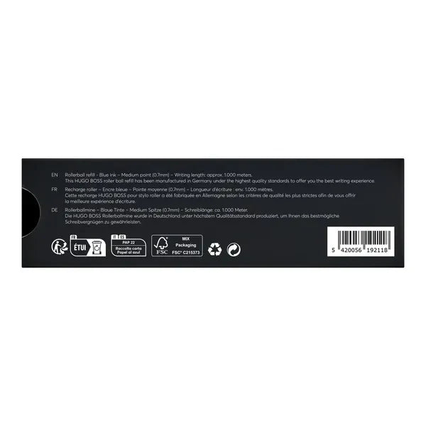HUGO BOSS, Recharge roller, bleu