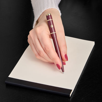 HUGO BOSS, penna a sfera Rive Signature Lady bordeaux