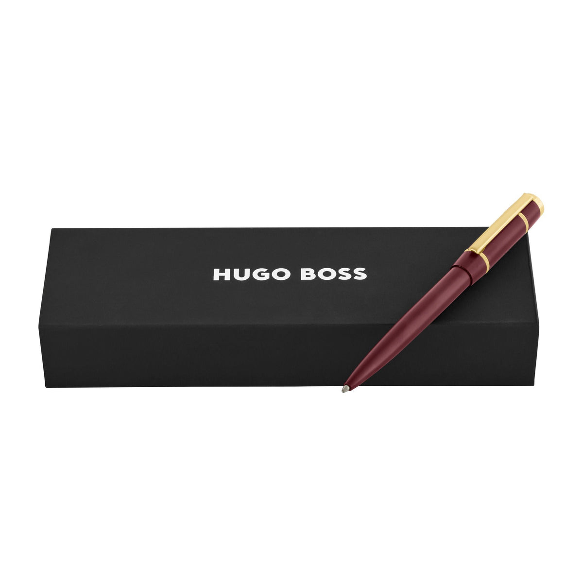 HUGO BOSS, penna a sfera Rive Signature Lady bordeaux