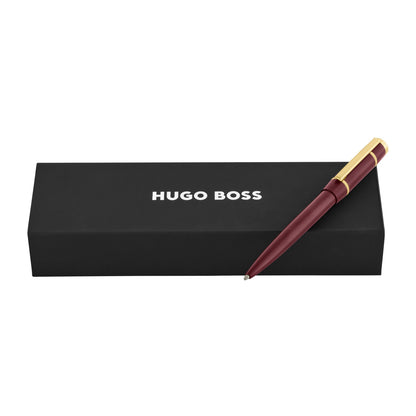 HUGO BOSS, penna a sfera Rive Signature Lady bordeaux