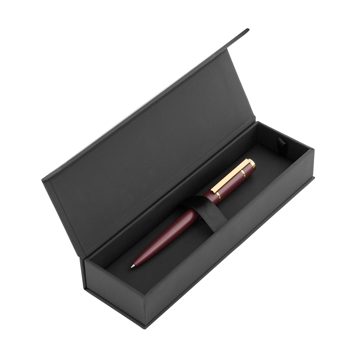 HUGO BOSS, penna a sfera Rive Signature Lady bordeaux