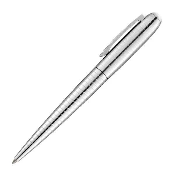 Penna a sfera HUGO BOSS, Contour Soft Bauhaus, cromo