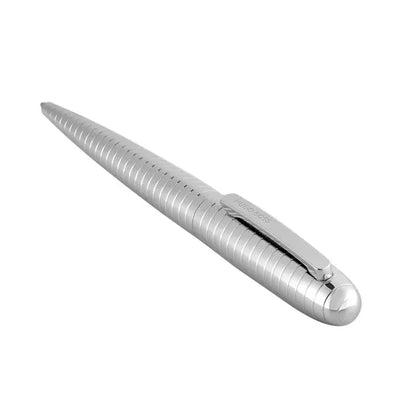 Penna a sfera HUGO BOSS, Contour Soft Bauhaus, cromo