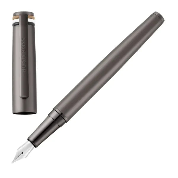 Penna stilografica HUGO BOSS Gear Iconic, color canna di fucile