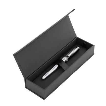 HUGO BOSS, penna stilografica, Essential Classic, nero e cromato