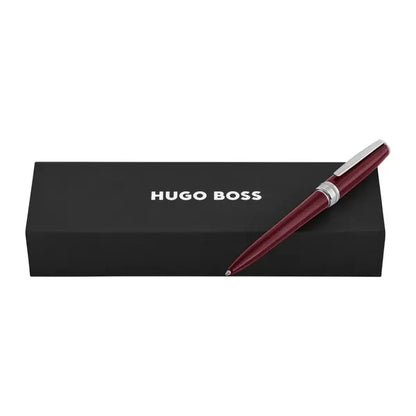 HUGO BOSS, stylo-bille Essential Classic, Burgundy