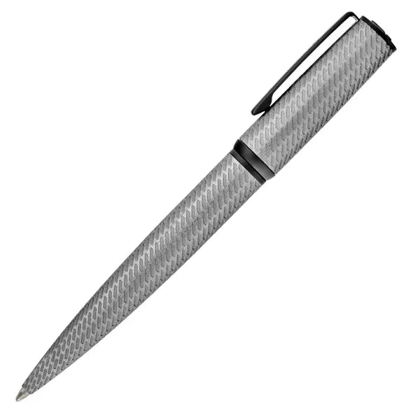 HUGO BOSS, penna a sfera, motivo Arche, argento