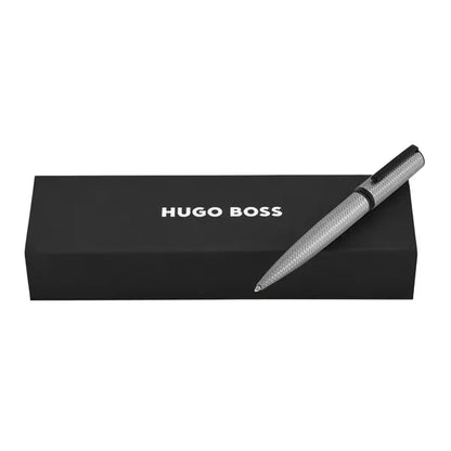 HUGO BOSS, penna a sfera, motivo Arche, argento