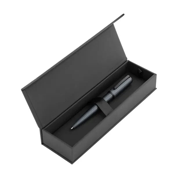 HUGO BOSS, penna a sfera, motivo Arche, grigio