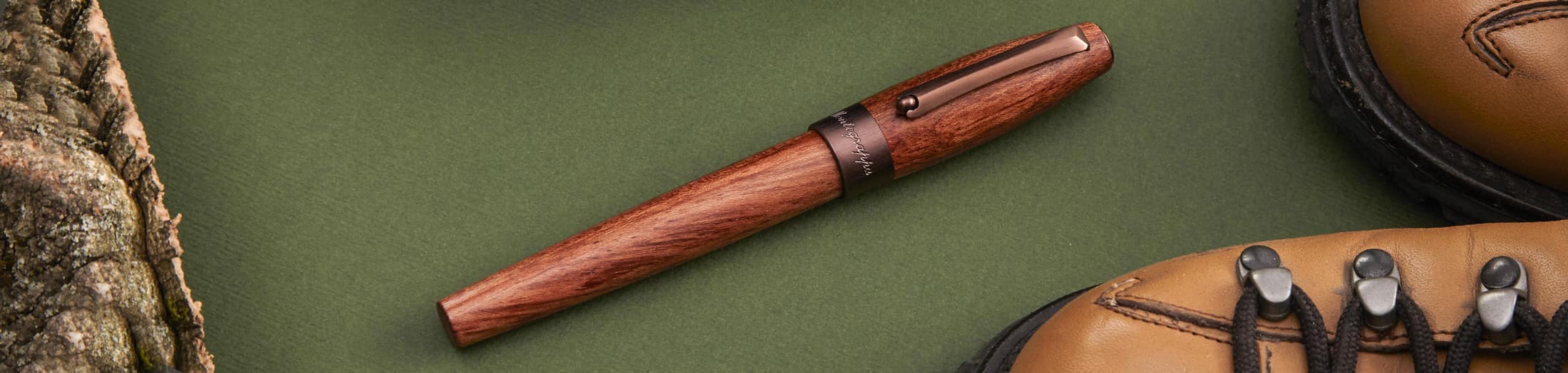 Penna a sfera in legno
