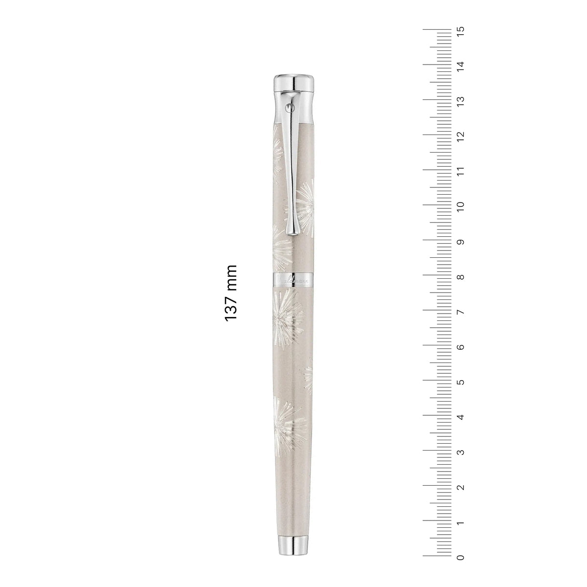 Waldmann, Penna stilografica, Starbust 18Kt, Argento sterling / Grigio galassia