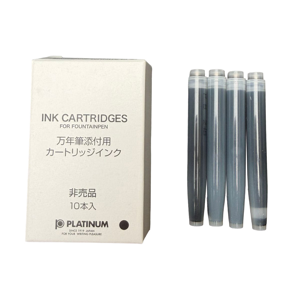 Platinum, Tintenpatrone, Ink Cartridges, Black, 10er-Pack
