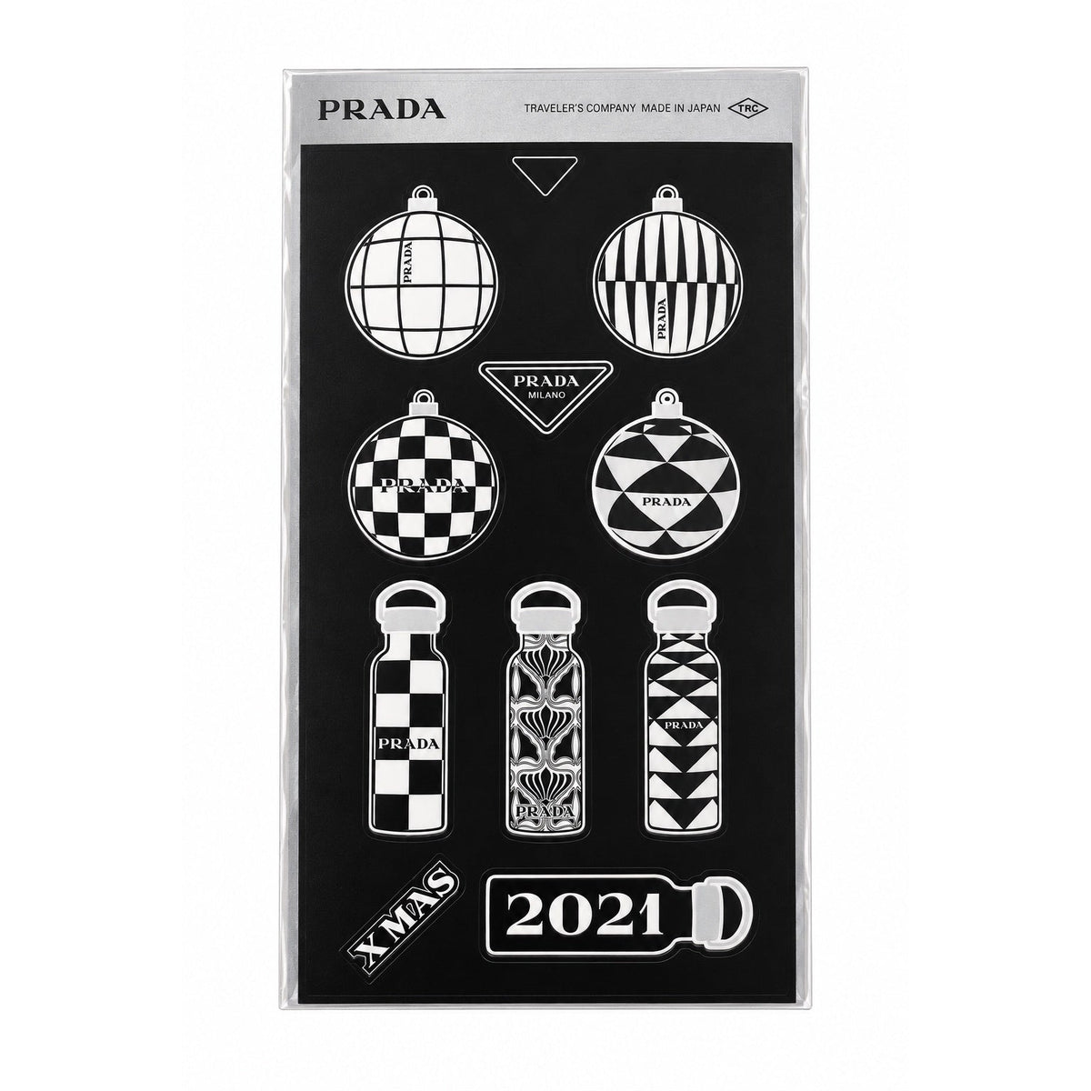 PRADA Oggetti da Scrivania, Stickers, Sticker-Set für Schreibtisch-Accessoires