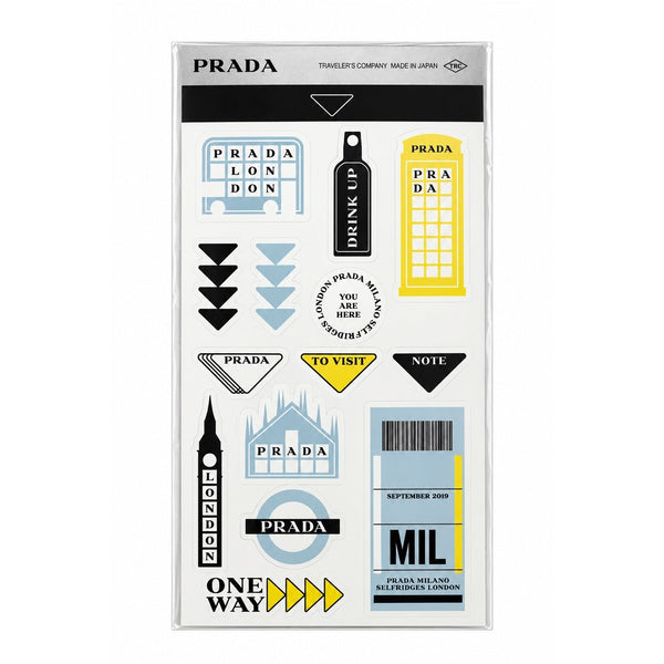 PRADA Stickers, Oggetti da Scrivania, set d'autocollants pour accessoires de bureau