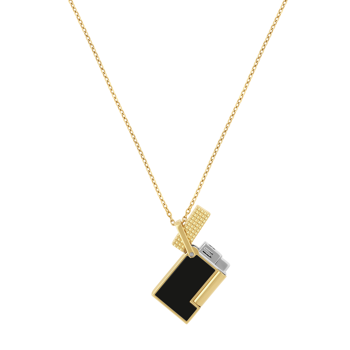 ST Dupont Feuerzeug Leichtere Halskette Golden
