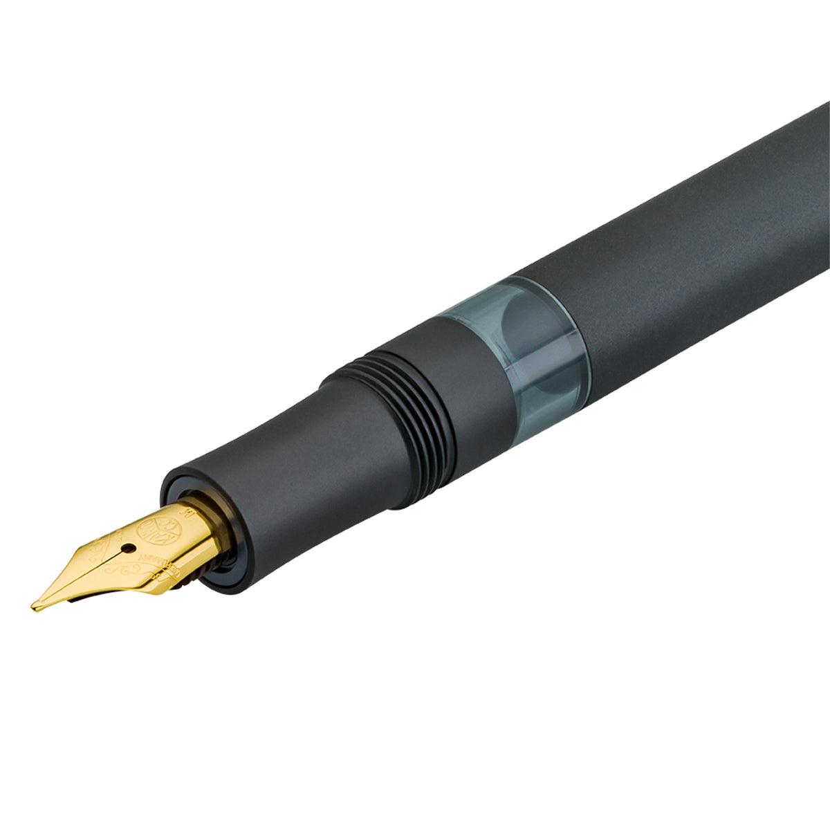 Kaweco, Füller+Tintenglas, Al Sport Starter Set, Mit transparentem Tintenfenster, Schwarz