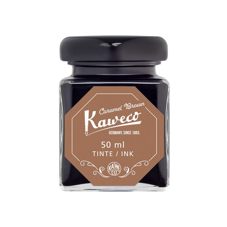 Kaweco, calamaio, 50 ml, marrone caramello