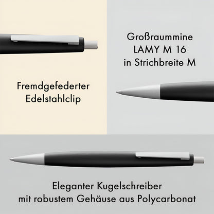 Stylo à bille Lamy 2000, noir