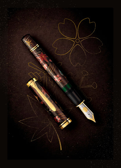 Pelikan Füller Souverän M1000 Maki-e Four Seasons Lucky Charm Limited Edition