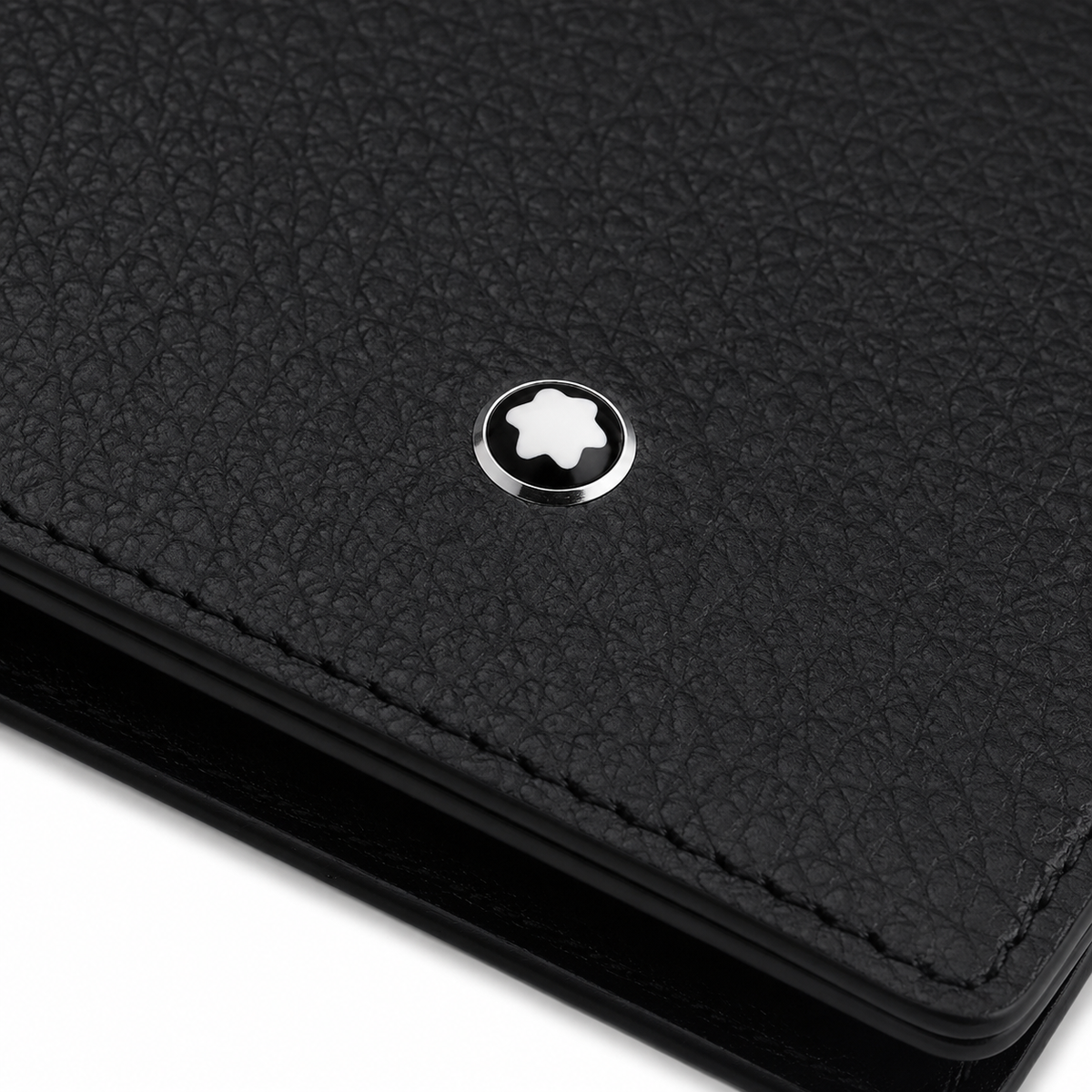 Montblanc, Portafoglio Meisterstück Soft Grain, portafoglio 8 scomparti per carte di credito nero
