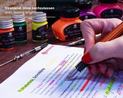 Octopus Textmarkertinte Neon-Tinten Neon Grün 10 ml