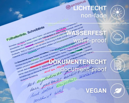 Octopus Textmarkertinte Neon-Tinten Neon Grün 10 ml