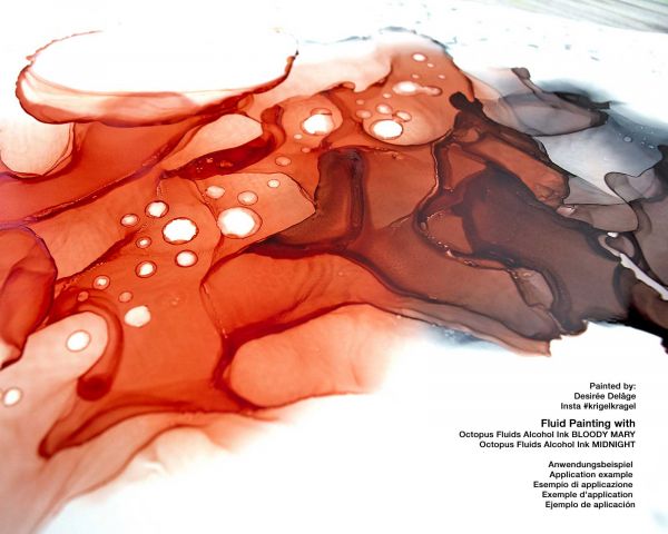 Octopus Fluids Inchiostro a base di alcol Octopus Fluids Basic Caramel Brown 100 ml