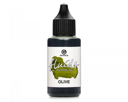 Encre à alcool Octopus Fluids Olive 30 ml
