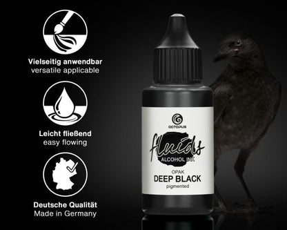 Set di inchiostri a base di alcol OPAK Octopus Fluids, 14 colori, coprenti, ad asciugatura rapida
