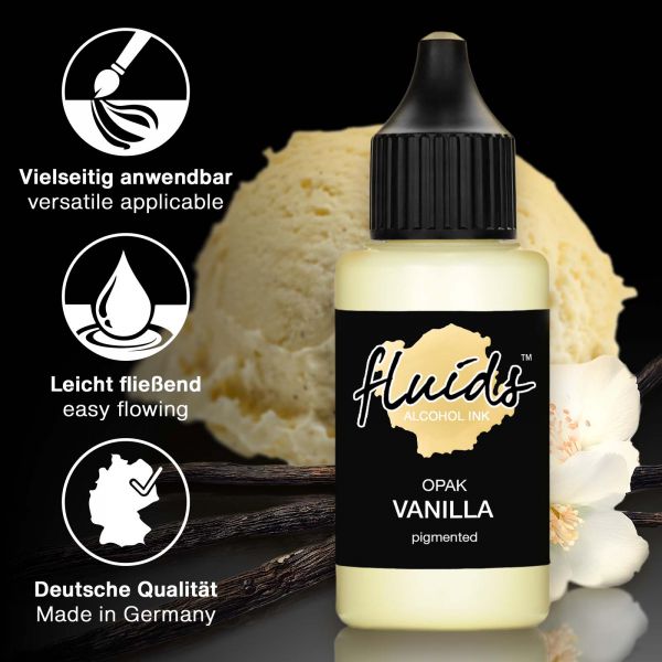 Encre Alcool Octopus Fluids OPAQUE Jaune Vanille